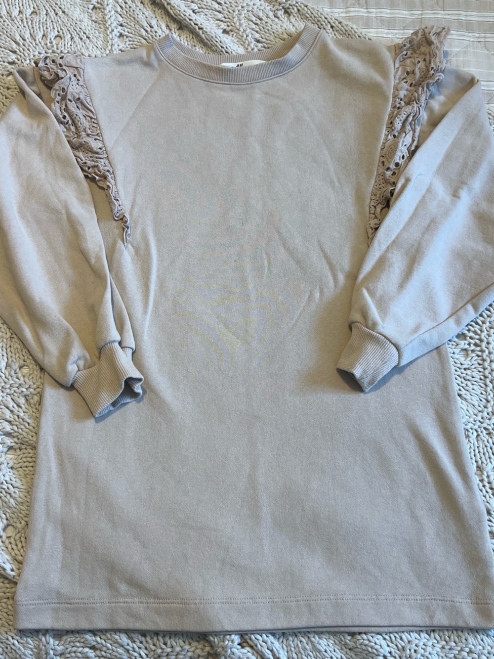 H&M Crewneck Sweatshirt - Light Taupe
